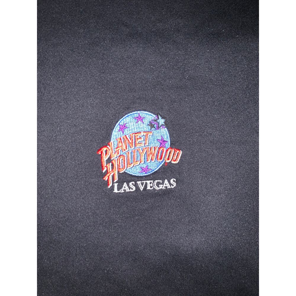 Planet Hollywood Las Vegas Hoodie Mens XL Black Made in USA Heavyweight - Picture 2 of 9
